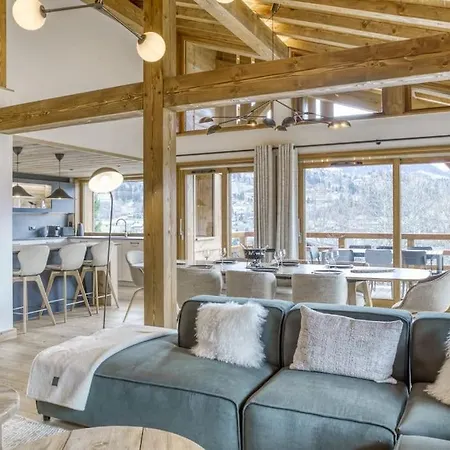 Chalet De Denis Luxe Alpin Et Emplacement Ideal A